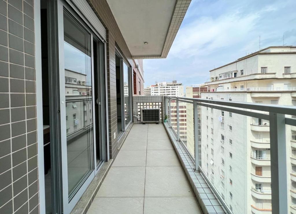 Flat Vista Mar Em Santos Apartman Kültér fotó